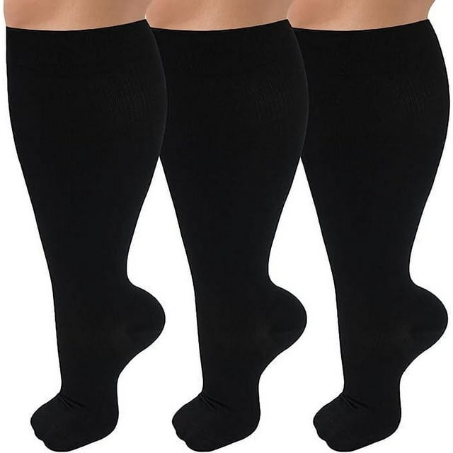 Plus Size Compression Socks for Women Men 2030 mmHg 2xl 3xl 4xl , Wide