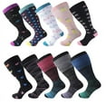 thumbnail image 1 of Plus Size Compression Socks for Women and Men Wide Calf Extra Knee High Support for Circulation, 1 of 5