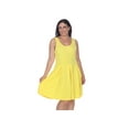 thumbnail image 1 of Plus Size Crystal Dress Yellow 1X, 1 of 1