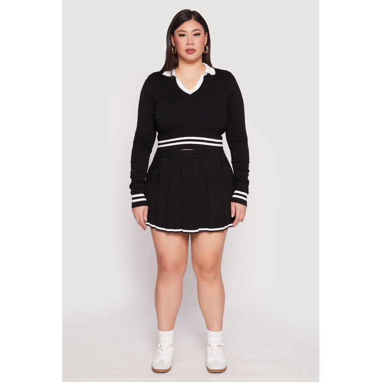plus size pleated tennis dress Amazon.com: COOTRY Women's Plus Size Pleated Tennis Skirt with Shorts Athletic Golf Skorts with Pockets High Waisted Workout Skirts Black 1XL : Clothing, Shoes & Jewelry