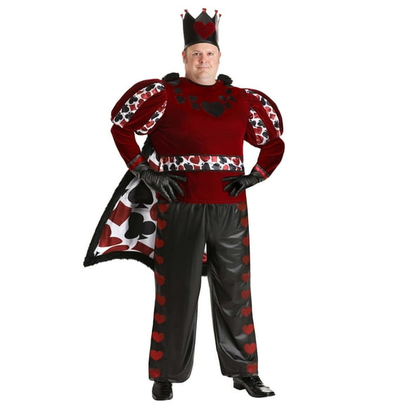 Plus Size Dark King of Hearts Costume for Men