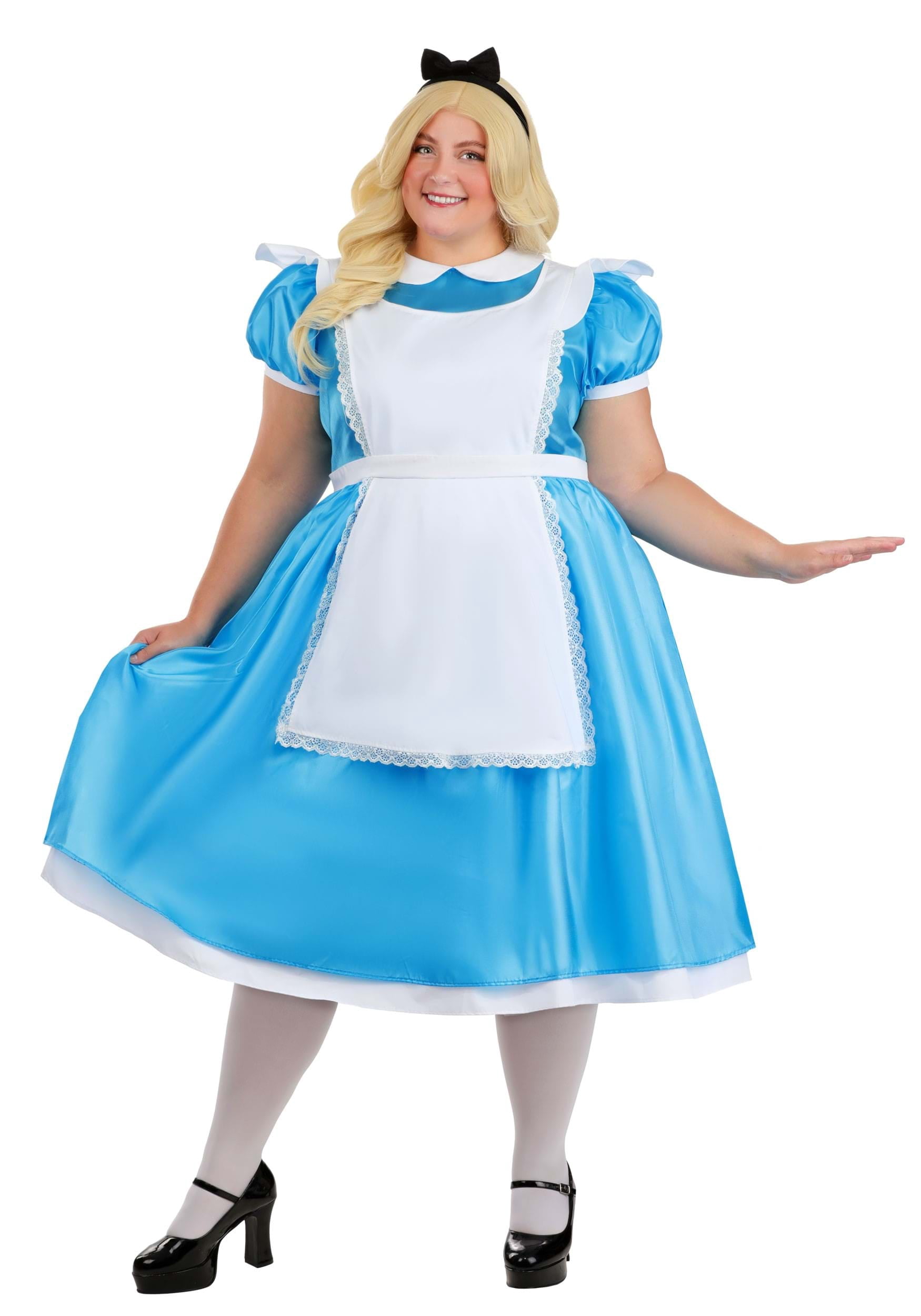 Plus Size Deluxe Disney Alice Women's Costume - Walmart.com