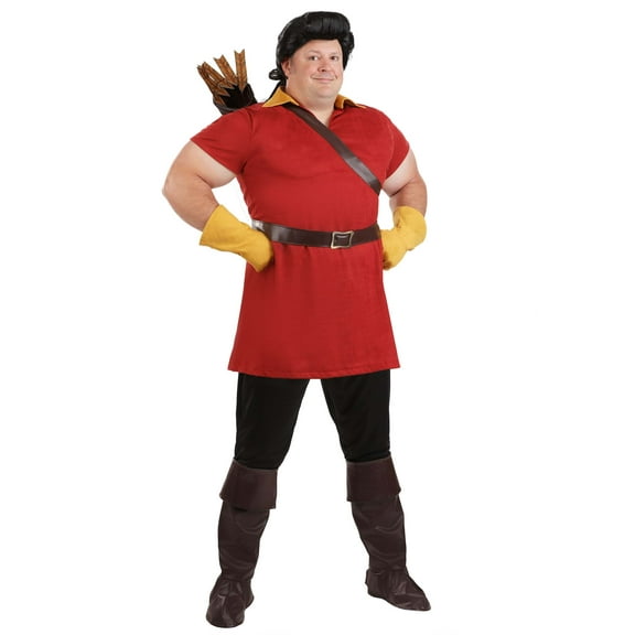 Plus Size Deluxe Disney Gaston Costume for Men