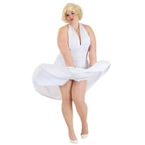 Plus Size Deluxe Marilyn Halter Dress Costume for Women