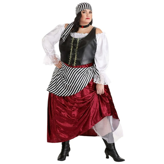 Plus Size Deluxe Pirate Wench Costume