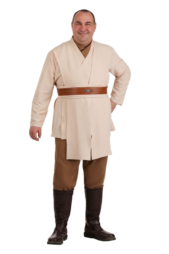 Plus Size Deluxe Star Wars Jedi Men's Costume
