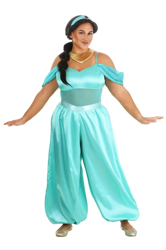 Plus Size Disney Aladdin Jasmine Women's Costume