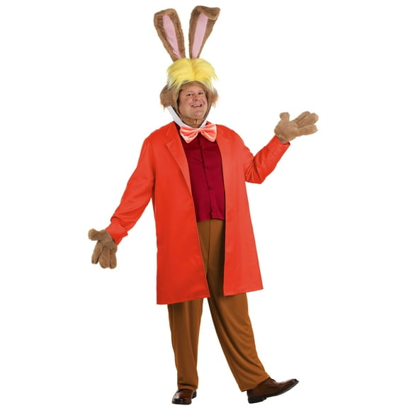 Plus Size Disney Alice in Wonderland March Hare Costume for Men