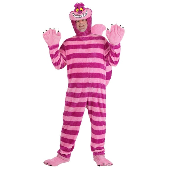 Plus Size Disney Cheshire Cat Costume for Men