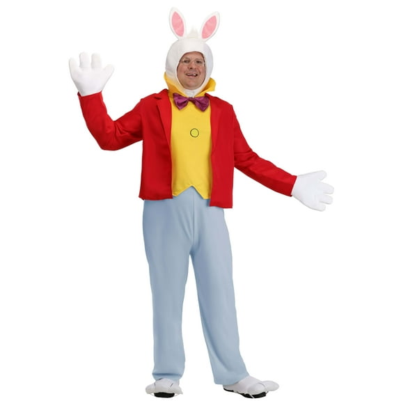 Plus Size Disney Classic White Rabbit Costume for Adults