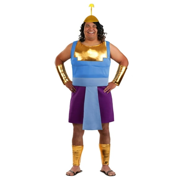 Plus Size Disney Deluxe Emperor's New Groove Kronk Costume for Men