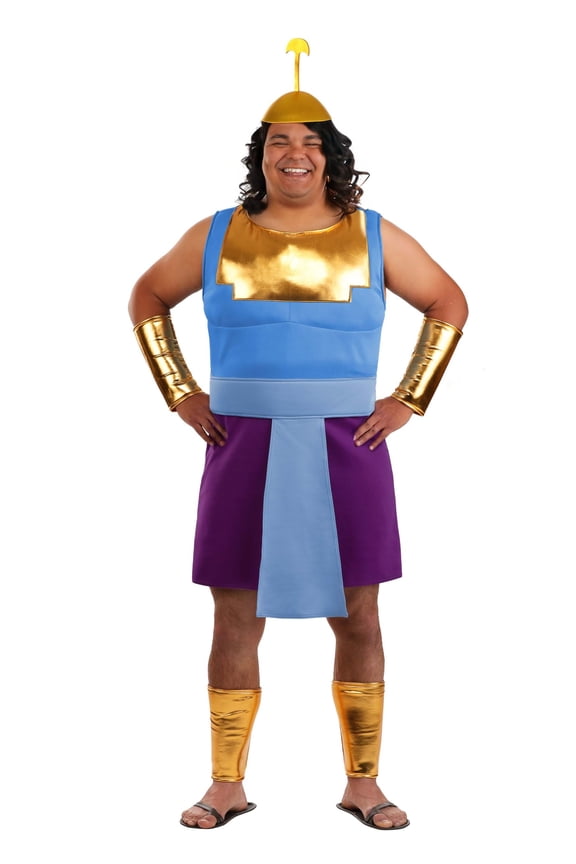 Plus Size Disney Deluxe Emperor's New Groove Kronk Costume for Men