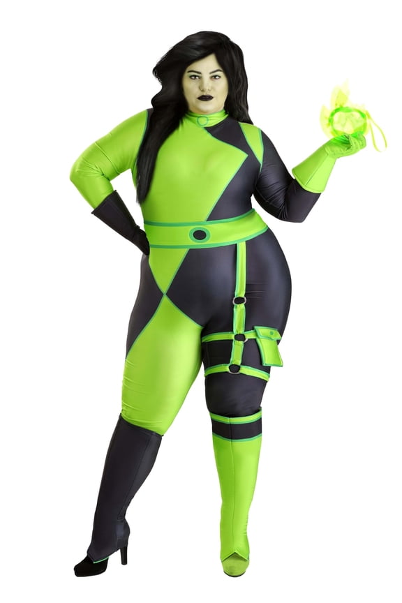 Plus Size Disney Kim Possible Authentic Shego Costume