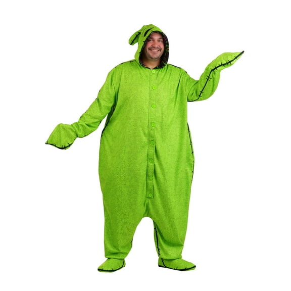 Plus Size Disney Oogie Boogie Onesie Costume for Adults