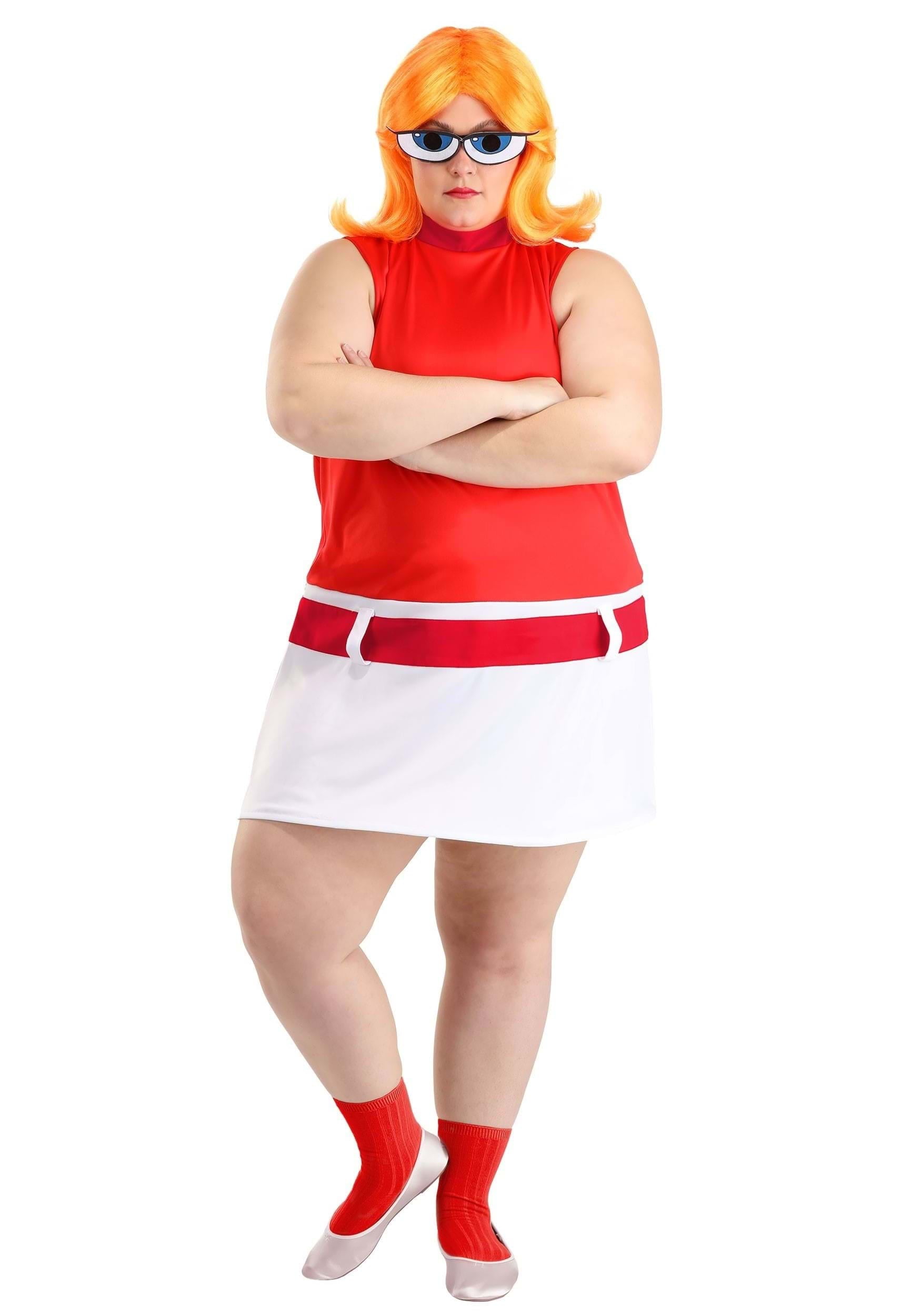 Plus Size Disney Phineas and Ferb Candace Flynn Costume