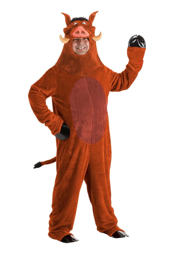 Plus Size Disney The Lion King Pumbaa Costume for Men
