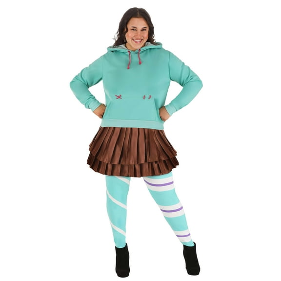 Plus Size Disney Vanellope Wreck it Ralph Costume