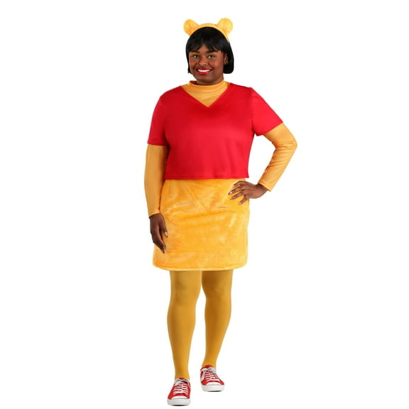 Plus Size Disney Winnie the Pooh Costume Dress for Women