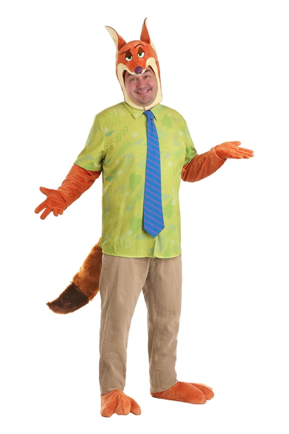 Plus Size Disney Zootopia Nick Wilde Costume for Men