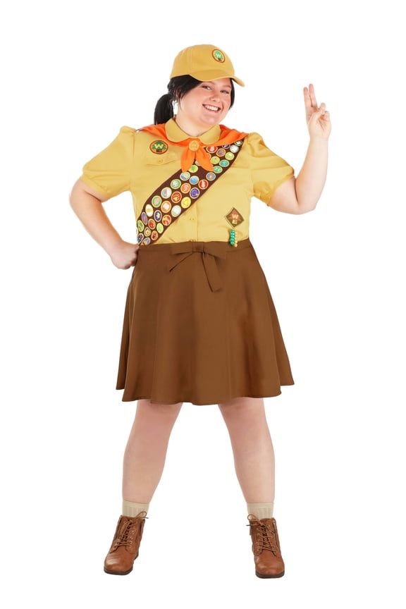 Plus Size Disney and Pixar Wilderness Explorer UP Costume