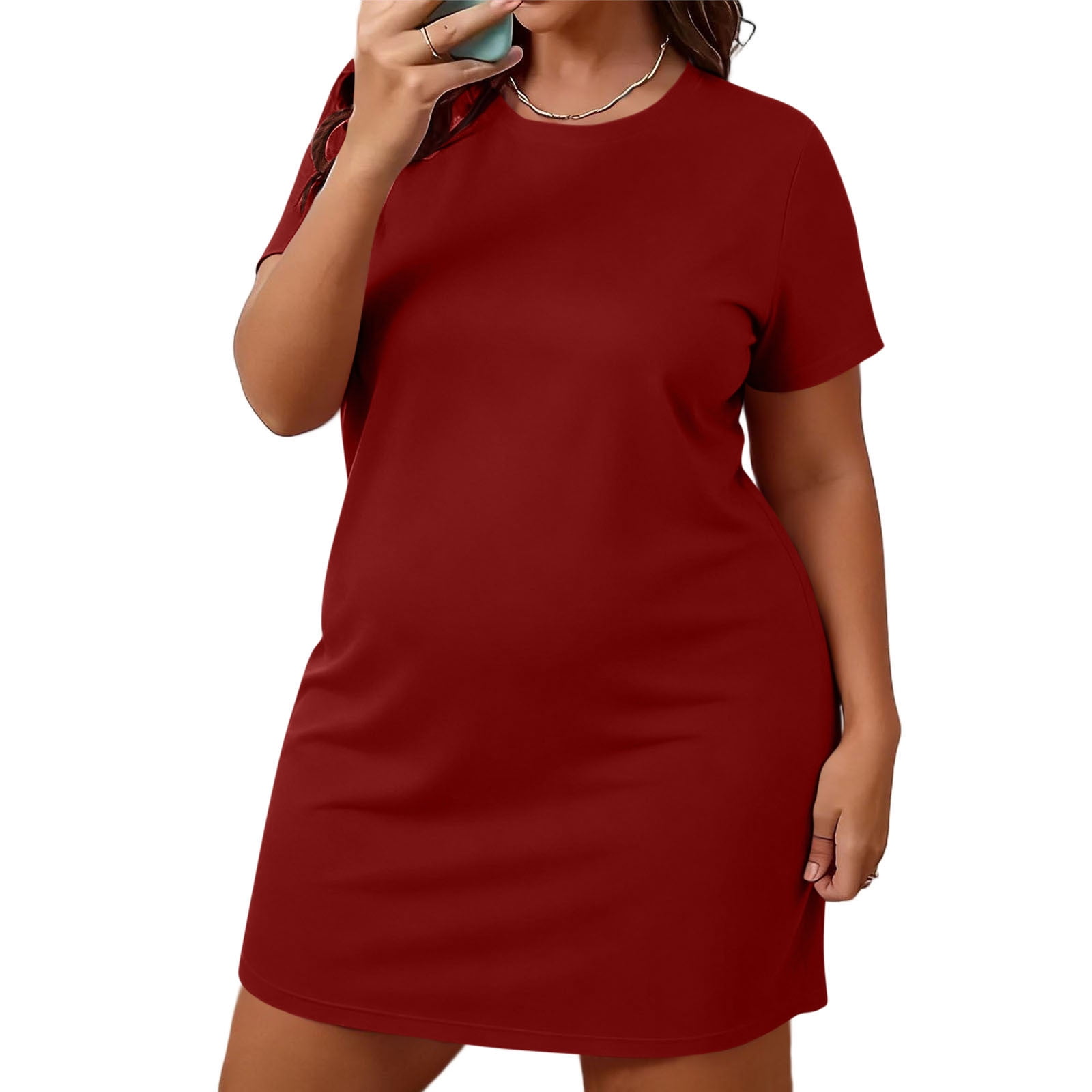 plus size red t shirt dress plus size red t shirt dress Plus As Lovers Go Shirt Dress