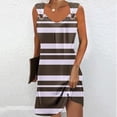 thumbnail image 1 of Plus Size Dresses for Women Under $10 Pocket Sleeveless V-Neck Summer Solid Color Dress, 1 of 5