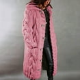 thumbnail image 1 of Plus-Size Duster Cardigan, Longline Knit Coat, Cozy Sweater Jacket Watermelon Red 4Xl , Coat, 1 of 4