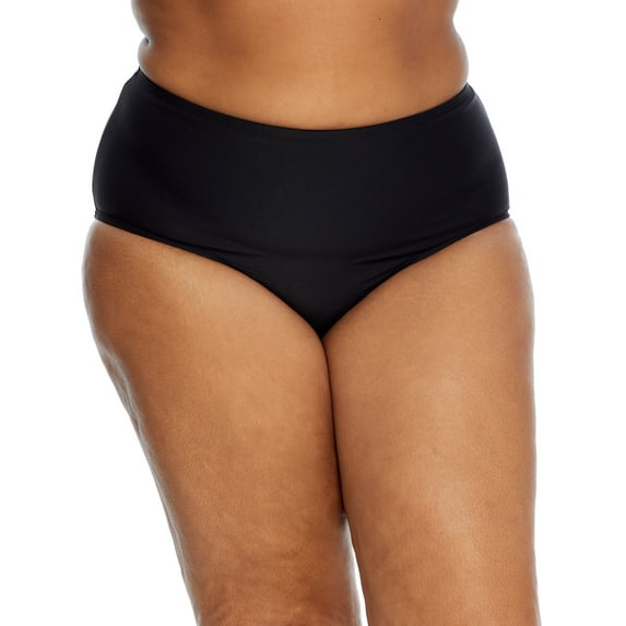 Plus Size Eco Onyx Basic Bikini Bottom Swimsuit