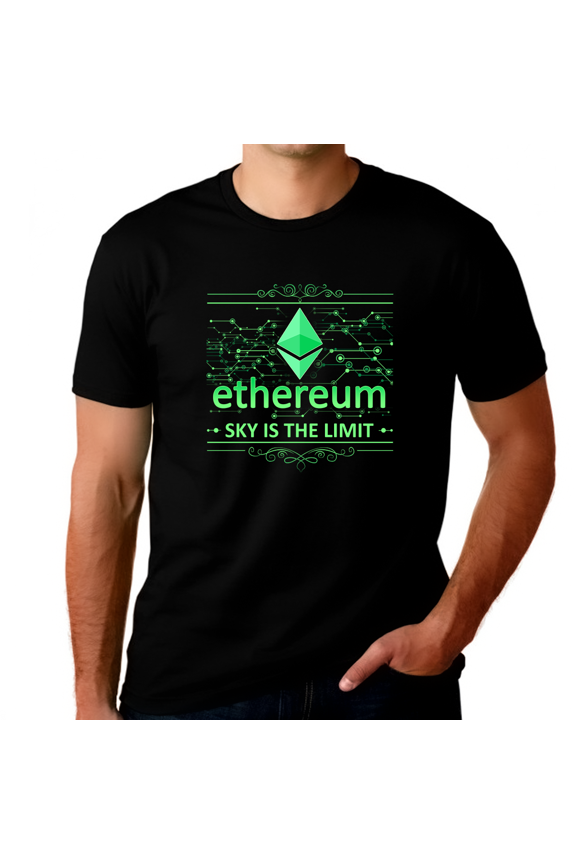 Plus Size Ethereum Shirts for Men Ethereum Shirt Crypto Shirt Ethereum No Limit ETH Ethereum Shirt