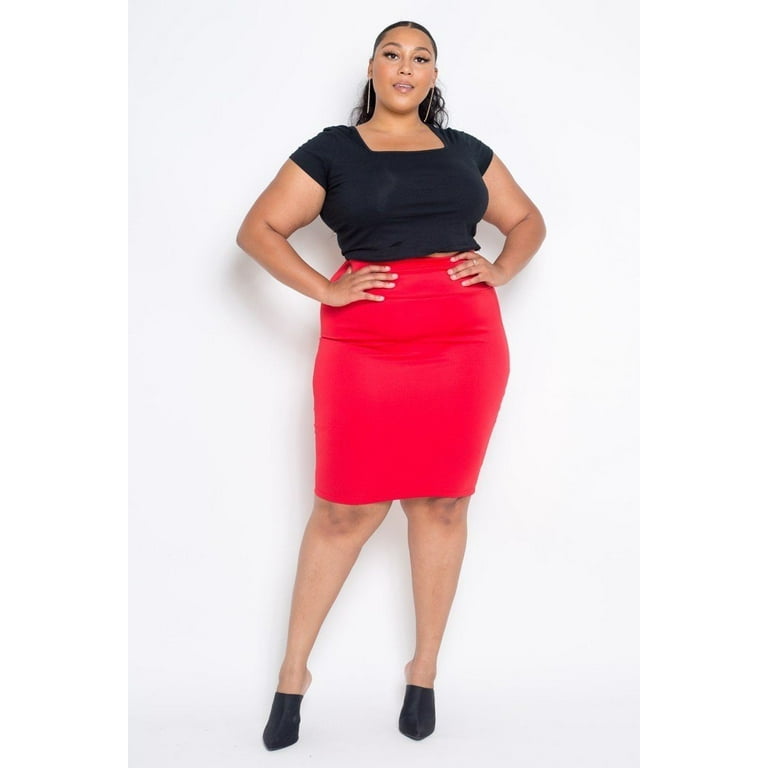 Plus size high waisted skirt you better watch it online