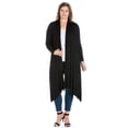 thumbnail image 1 of Plus Size Extra Long Open Front Cardigan, 1 of 2