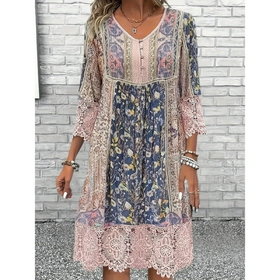 Plus Size Fashion Elegant Women Dress Loose Casual Dress Women Dress New Temperament