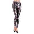thumbnail image 1 of Plus Size Fashion Shiny Fish Scale Print Leggings for Women Comfortable, Stylish Bottoms Trendy Design High Quality Stretch Material Multiple Sizes, 1 of 3