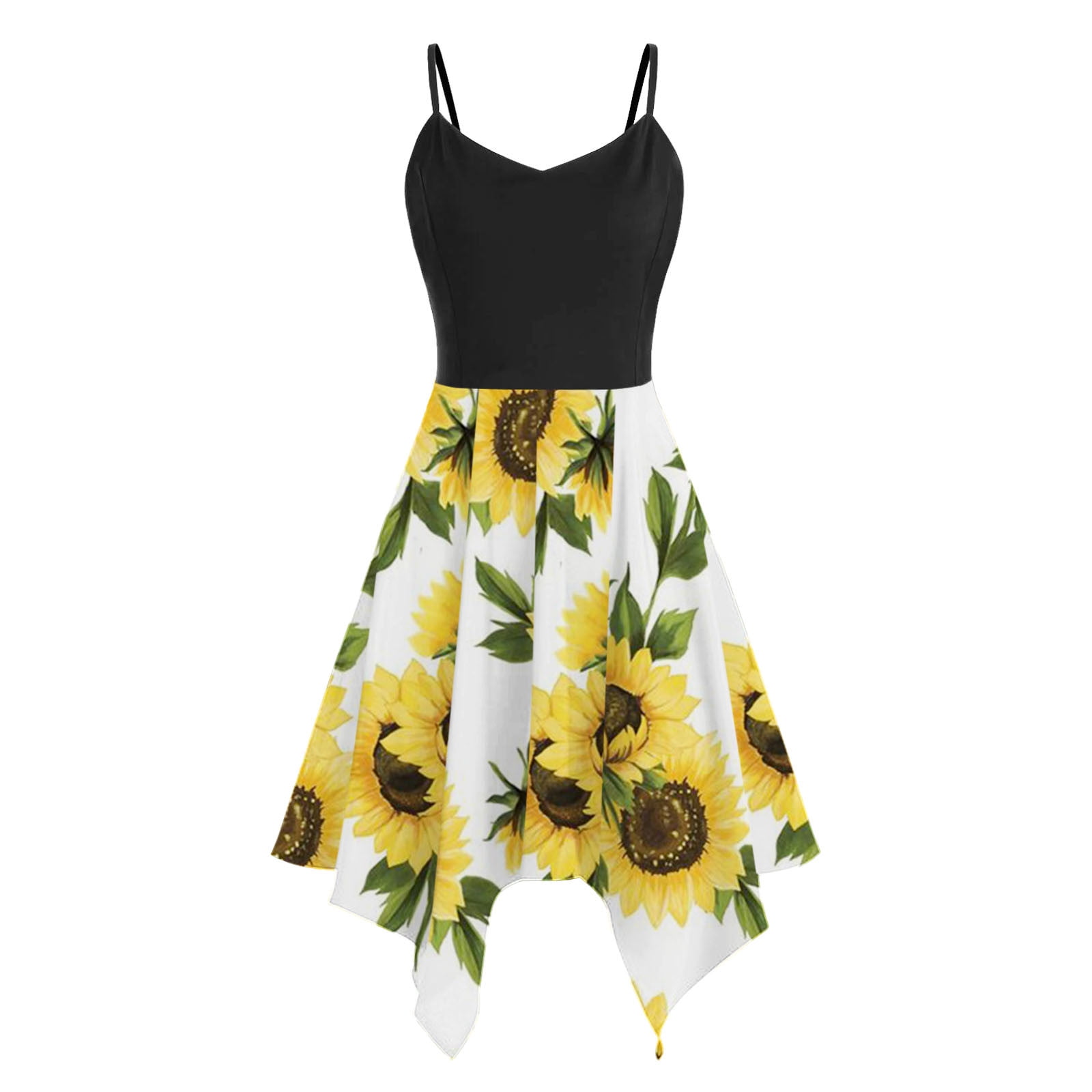 Ladies sunflower dress top