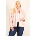 thumbnail image 1 of Plus Size Faux Fur Jackets With Open Front And Loose Fit 2XL, 1 of 1