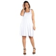 thumbnail image 1 of Plus Size Fit N Flare Tank Mini Dress, 1 of 9