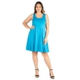 thumbnail image 1 of Plus Size Fit N Flare Tank Mini Dress, 1 of 9