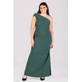 thumbnail image 1 of Plus Size Formal One Shoulder Mermaid Maxi Dress, 1 of 11