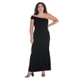 thumbnail image 1 of Plus Size Formal One Shoulder Mermaid Maxi Dress, 1 of 11