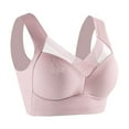 thumbnail image 1 of Plus Size Full Coverage Support Bras Push Up Bras for Women Comfort Seamless Breathable No Underwire Bralette Bras Posture Correcting Bra for Seniors Full Coverage Soft Everyday Bra, 1 of 5