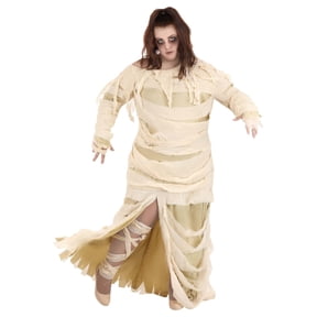Plus Size Full Length Mummy Costume for Women