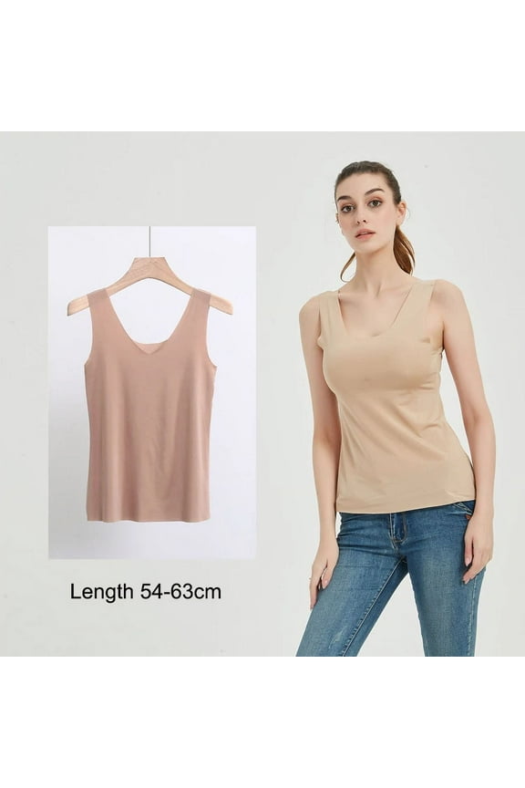 Plus Size Full Slips Dresses For Women Summer Thin Seamless Ice Silk Petticoat Underskirt Sleeveless Underwear Dress Slips