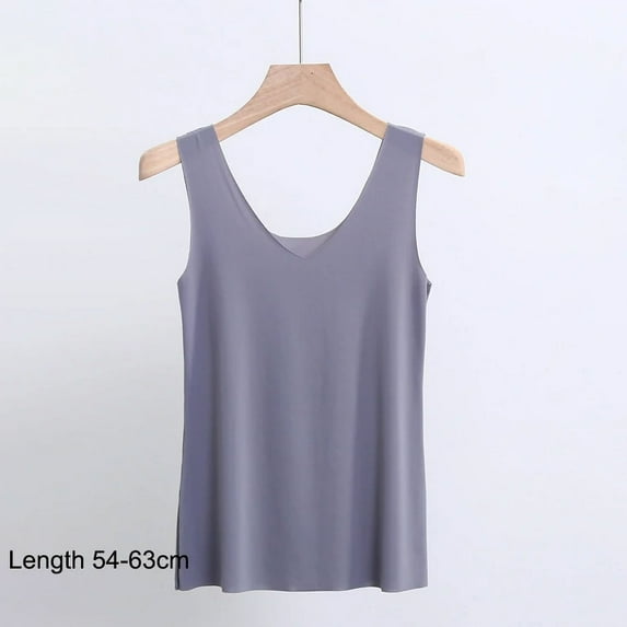 Plus Size Full Slips Dresses For Women Summer Thin Seamless Ice Silk Petticoat Underskirt Sleeveless Underwear Dress Slips