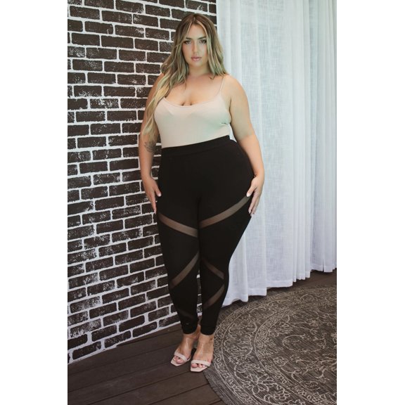 Plus Size Generation X Leggings - Black