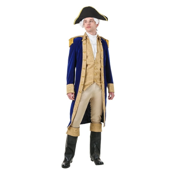 Plus Size George Washington Costume for Men