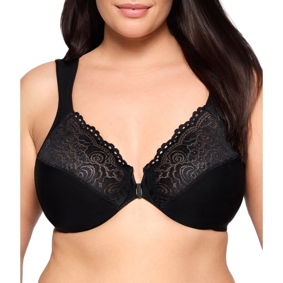 Glamorise WonderWire Front-Closure Underwire Bra 1245 (Women's & Women's Plus)
