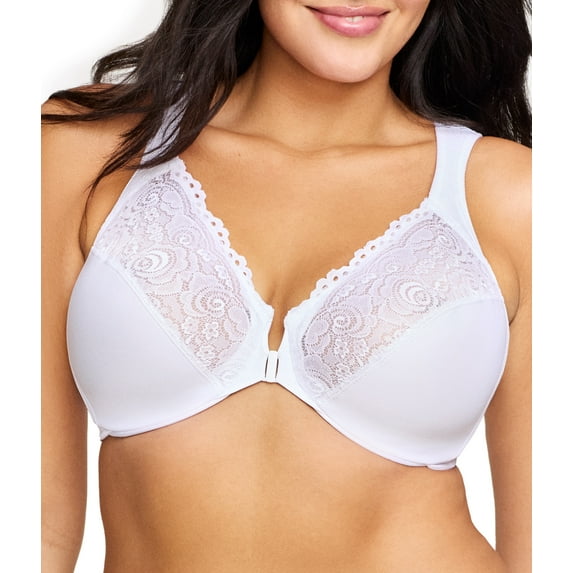 Glamorise WonderWire Front-Closure Underwire Bra 1245 (Women's & Women's Plus)