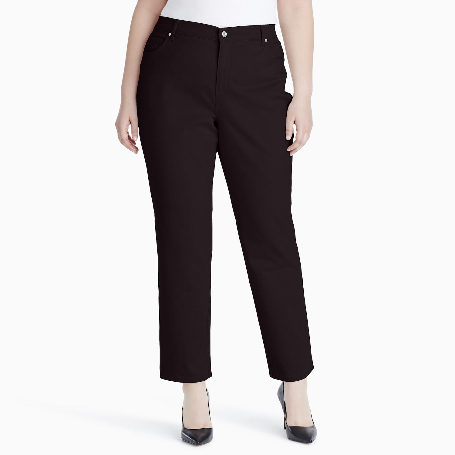 Plus Size Gloria Vanderbilt Amanda Classic Jeans Color Coffee Roast Size 20W SHORT Walmart