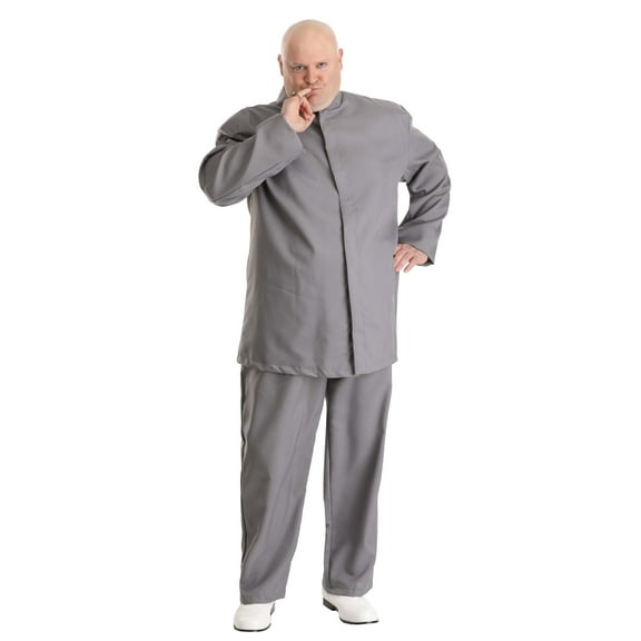 Plus Size Gray Suit Costume