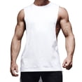 thumbnail image 1 of Plus Size Gym Tank Tops for Men, Mens Big Tall Athletic Tank Tops Quick Dry Casual Muscle Sleeveless Crewneck Solid Workout Tank Tops Summer, 1 of 6